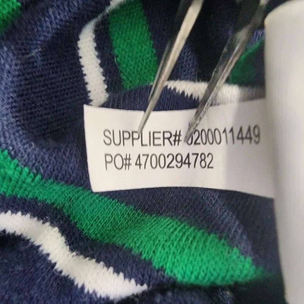 Vintage 90s Ralph Lauren Shirt Mens XL Blue Green Striped Custom Fit Polo Preppy